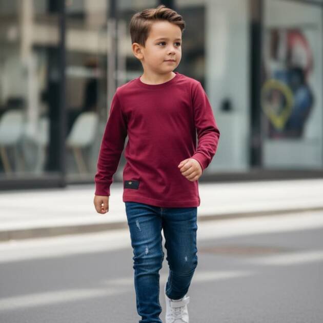 Camisa Elastano Manga Longa Lisa Emborrachada